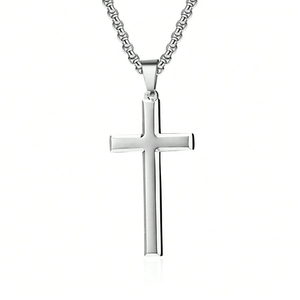 Europe And US Style Minimalist And Trendy Unisex Cross Pendant Necklace For Personalized Fashion, From INs