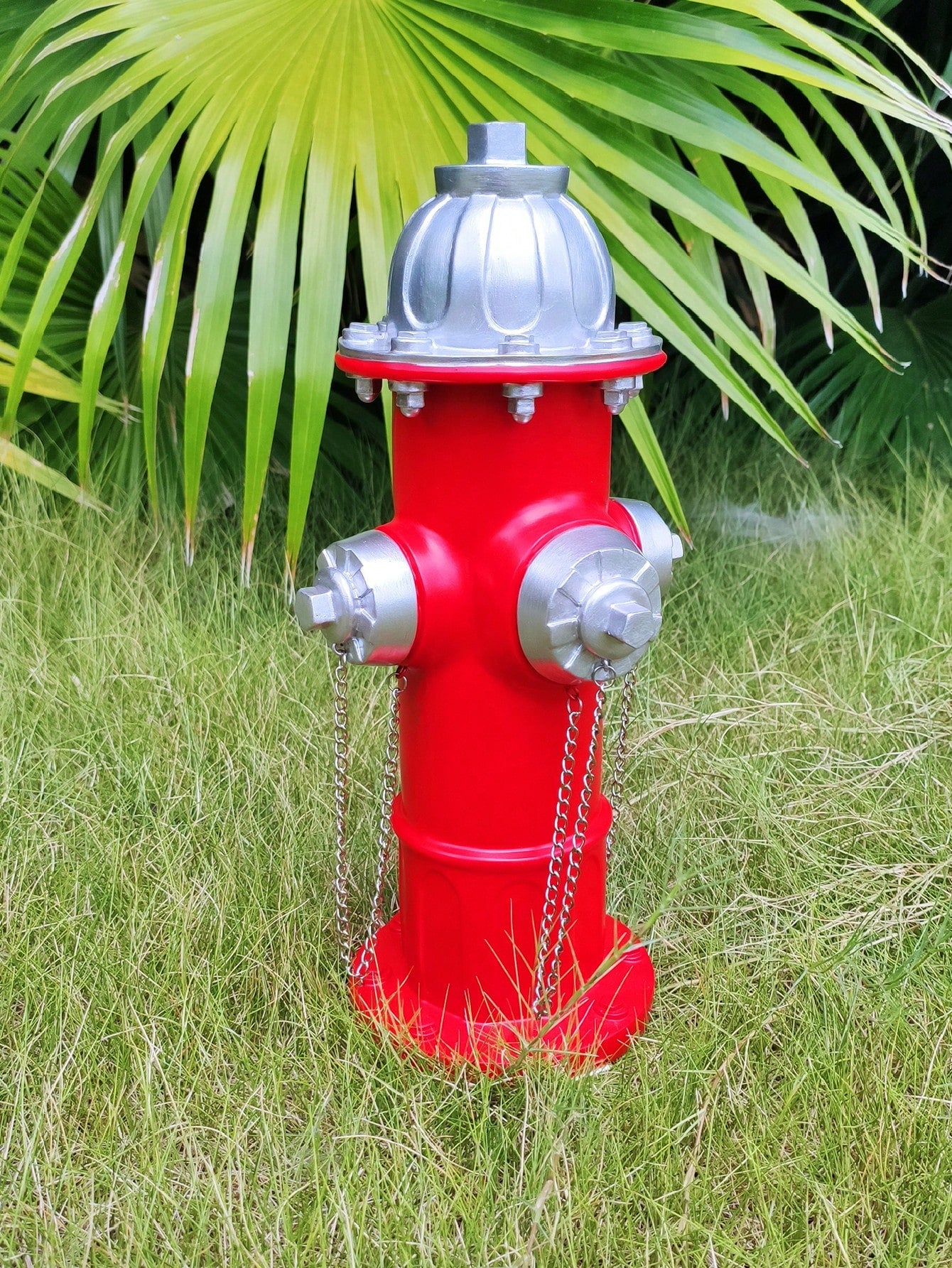 Resin Puppy Fire Hydrant Training Statue, Outdoor Garden Lawn Decoration, Garden Fire Hydrant Decoration Sculpture