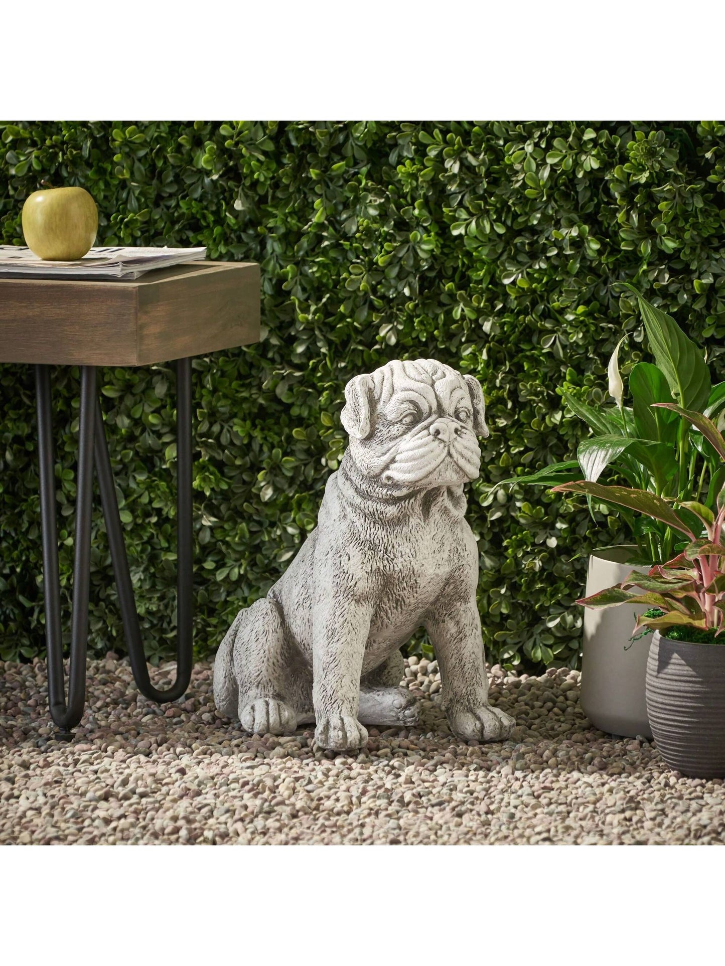 Dog Animals Weather Resistant Concrete Garden Statue