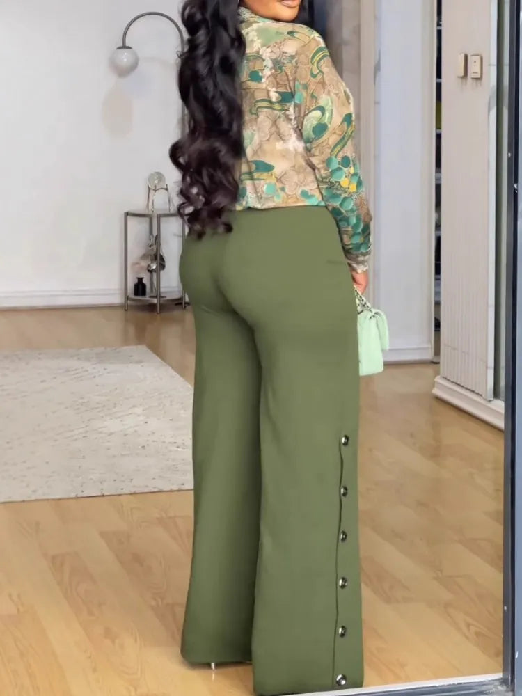 2 Pieces Set Sexy Plus Size Spring Autumn Fashion Women Set Female Tops Long Sleeve Shirt Tops And Pants Suit Matching Outfit - AliExpress 200000345