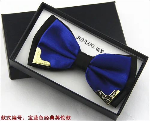 New Style 20 Colors Brand Fashion Designer High Quality Business Wedding Official Party All-Match Silk Bow Tie for Men Ties LJ02