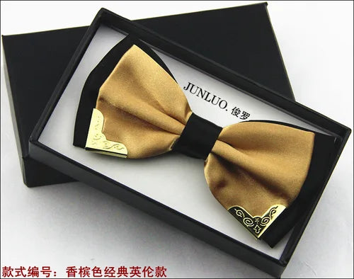 New Style 20 Colors Brand Fashion Designer High Quality Business Wedding Official Party All-Match Silk Bow Tie for Men Ties LJ02