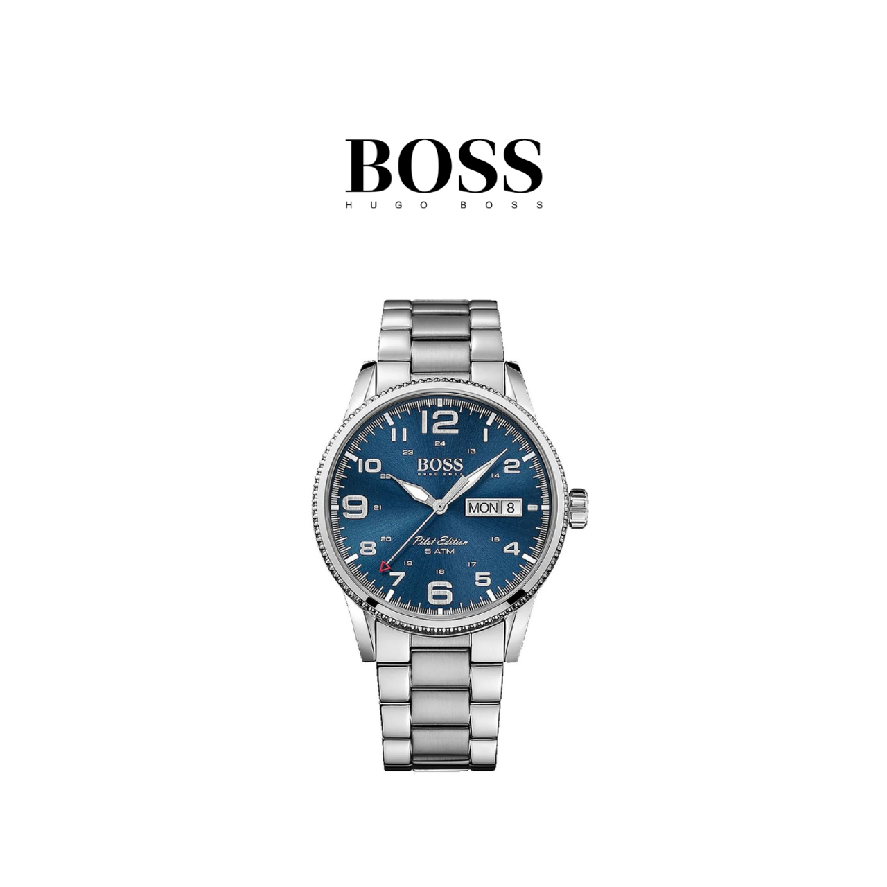 Hugo Boss® Men's Pilot Vintage Blue Dial Watch