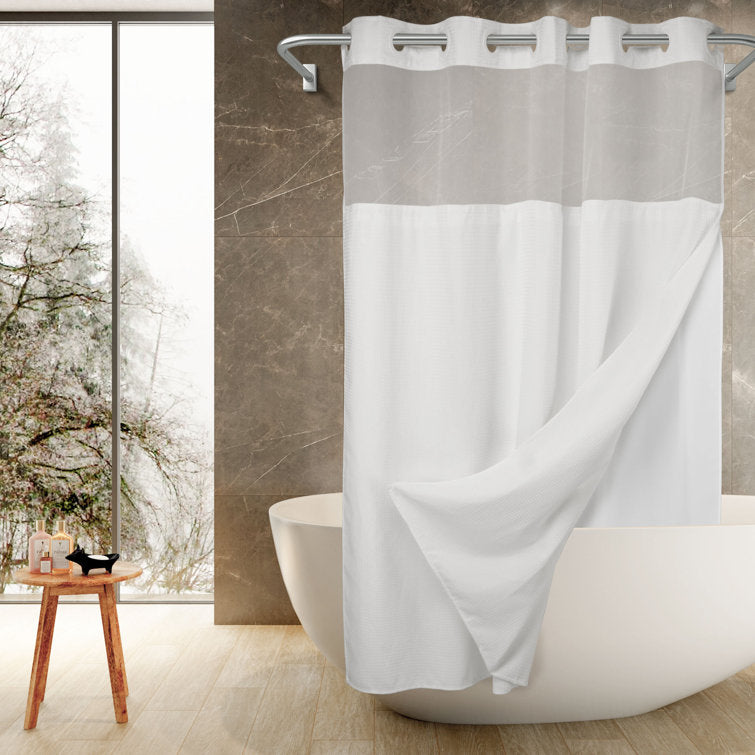 Ramjani Shower Curtain with Liner IncludedRamjani Shower Curtain with Liner Included