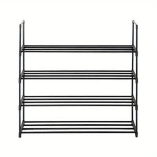 4 Tier Shoe Rack, Shoe Tower Shelf, Storage Organizer, Cabinet Holds 16 Pairs, US