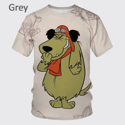 Summer Fashion Cartoon Character 3D Printing Men's Short-sleeved T-shirt Hip-hop Unisex Casual Round Neck T-shirt Top Streetwear