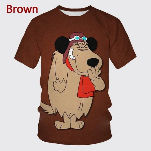 Summer Fashion Cartoon Character 3D Printing Men's Short-sleeved T-shirt Hip-hop Unisex Casual Round Neck T-shirt Top Streetwear