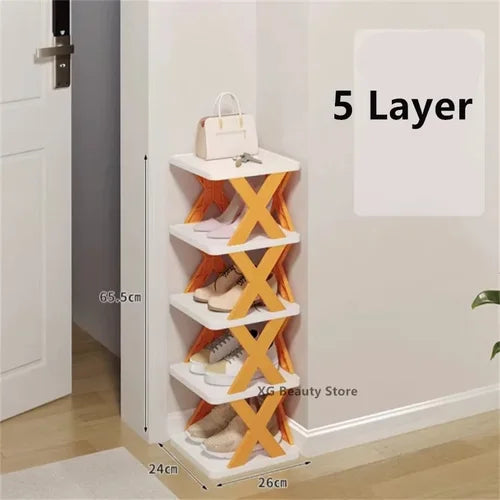 New Shoes Racks Storage Organizer Detachable Shoe Racks Saves Family Household Rack Multi Layer Simple Shoes Shelf Color Cabinet